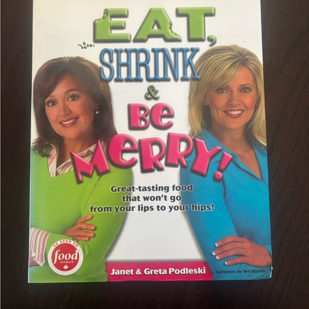 Food Network Vibrant Cookbook - Green, Pink, Blue